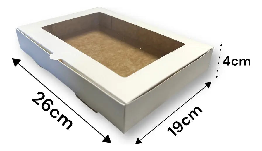 Caja para 12 Alfajores | 26x19x4 cm | Pack 10 | Kraftcolors