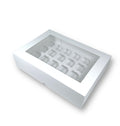 Caja para con Visor 24 Mini Cupcakes | 34x24x8 cm | Pack 10 | Kraftcolors
