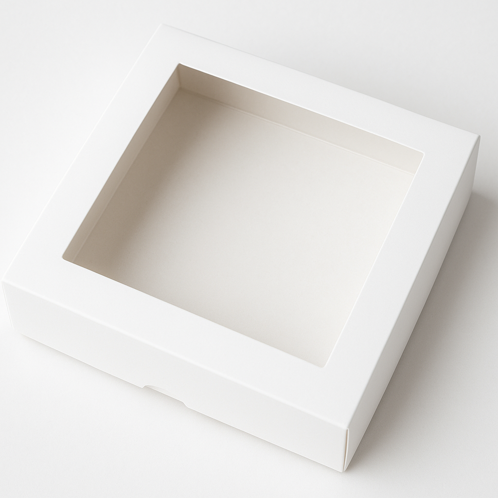 Caja para Para 4 Alfajores | 14x14x3 cm | Pack 10 | Kraftcolors