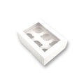 Caja para con Visor 6 Cupcakes | 24x17x8 cm | Pack 10 | Kraftcolors