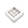Caja para con Visor 9 Cupcakes | 24x24x8 cm | Pack 10 | Kraftcolors