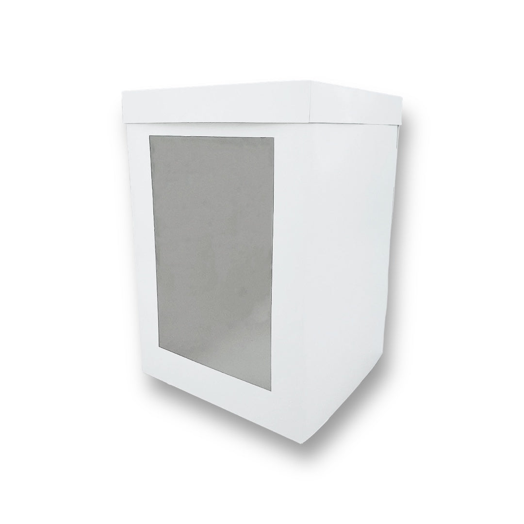 Caja con Visor para Torta Alta Chica | 20.5x20x30 cm | Pack 5 | Kraftcolors