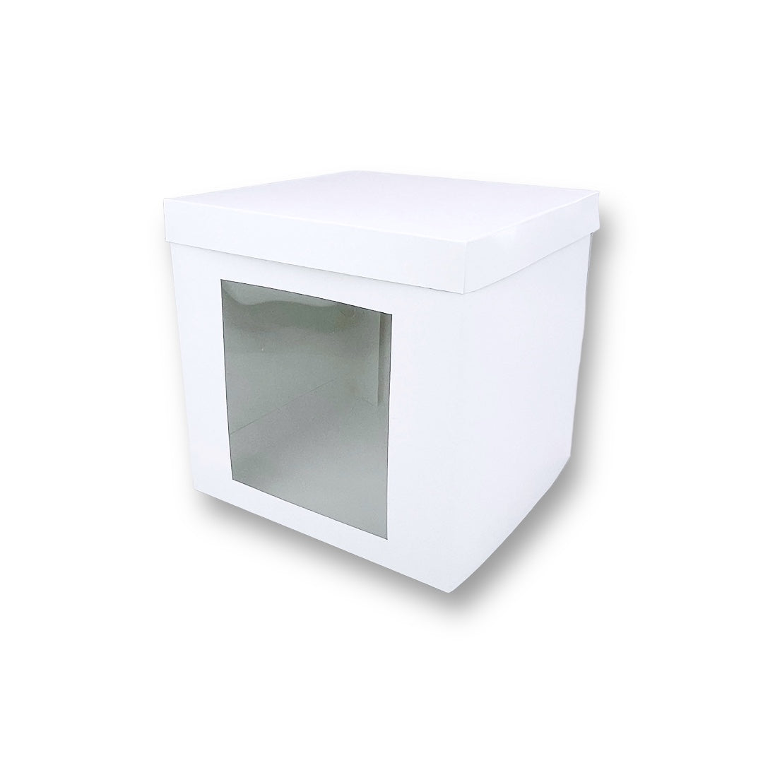 Caja con Visor para Torta Mini 20.5x20x20 cm | Pack 5 | Kraftcolors