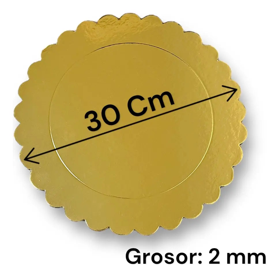 Bases De Encaje 30Cm Dorada De 2mm Grosor | Pack 12 |  Kraftcolors