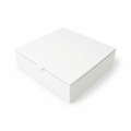 Caja para 4 Alfajores Reversible Blanca/Reverso Café 14x14x4 cm Blanca | Pack 10 | Kraftcolors