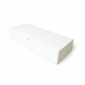 Caja para 3 Alfajores Reversible Blanca/Reverso Café 19x7x4 cm| Pack 10 | Kraftcolors