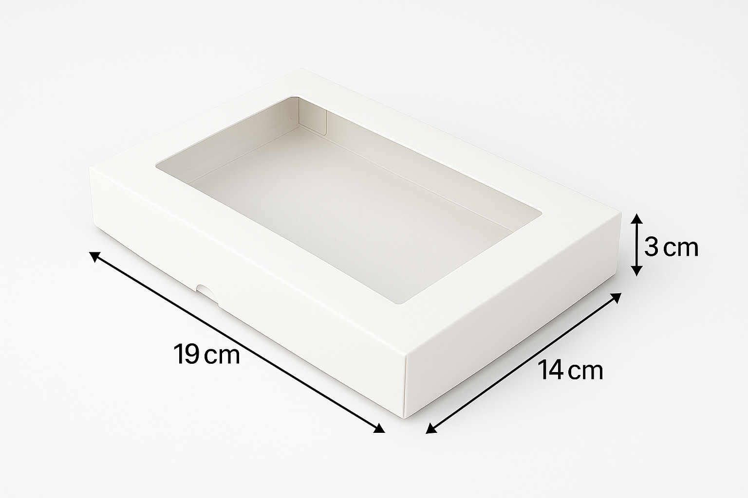 Caja para Para 6 Alfajores | 19x14x3 cm | Pack 10 | Kraftcolors