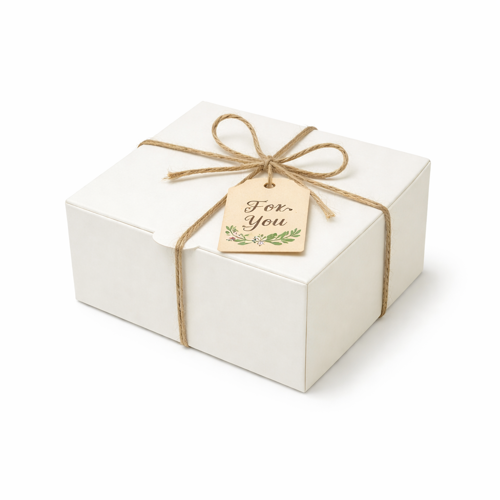 Caja para 1 Dona Reversible Blanca/Reverso Café 9.5x9.5x4 cm | Pack 10 | Kraftcolors