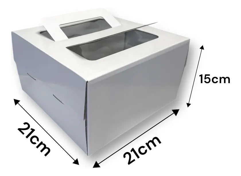 Caja para Microcorrugadas Blancas | 21x21x15 cm | Pack 05 | Kraftcolors