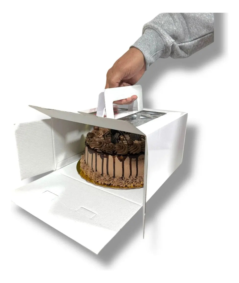 Caja para Microcorrugadas Blancas | 21x21x15 cm | Pack 05 | Kraftcolors