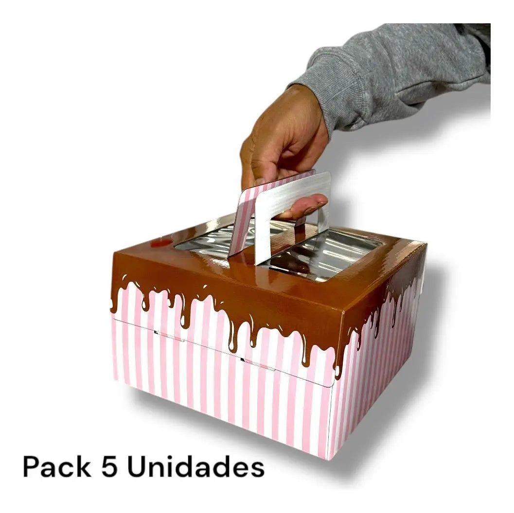 Caja para Microcorrugadas Diseño | 21x21x15 cm | Pack 05 | Kraftcolors