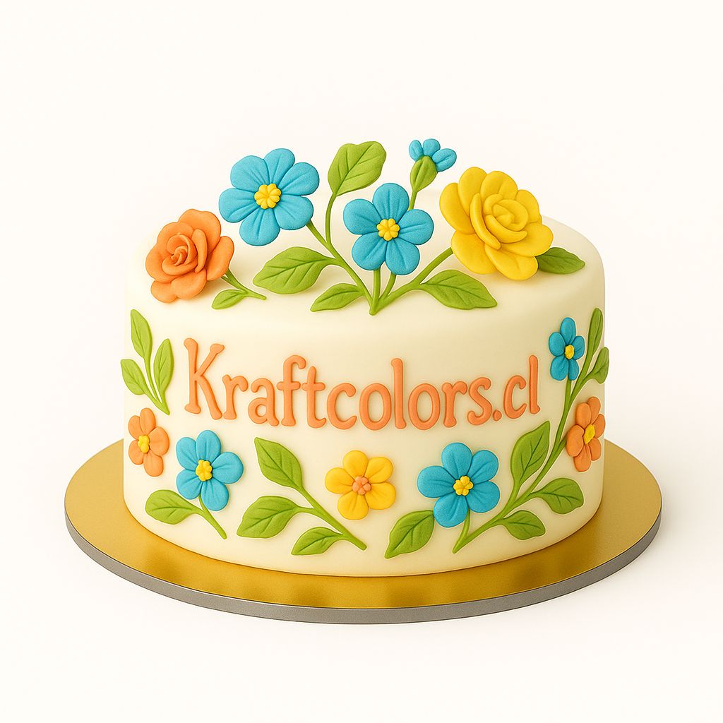 Base O Bandeja de Carton Para Torta Redonda De 30Cm Dorada De 3mm Grosor | Kraftcolors