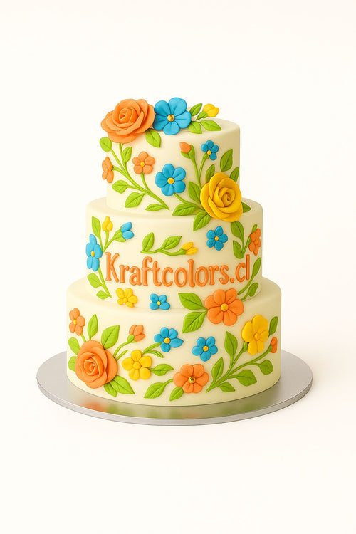 Base O Bandeja de Carton Para Torta Redonda De 40Cm Plateada De 3mm Grosor | Kraftcolors