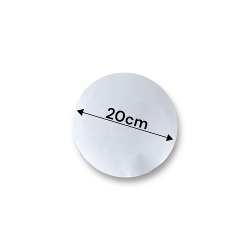 Base o Bandeja Para Torta De 20Cm Blanca De 2mm Grosor | Kraftcolors