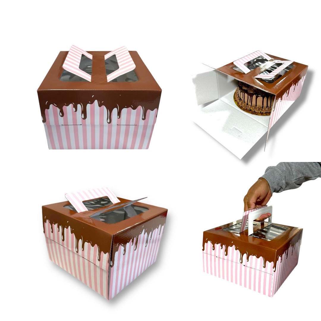 Caja para Microcorrugadas Diseño | 26x26x15 cm | Pack 05 | Kraftcolors