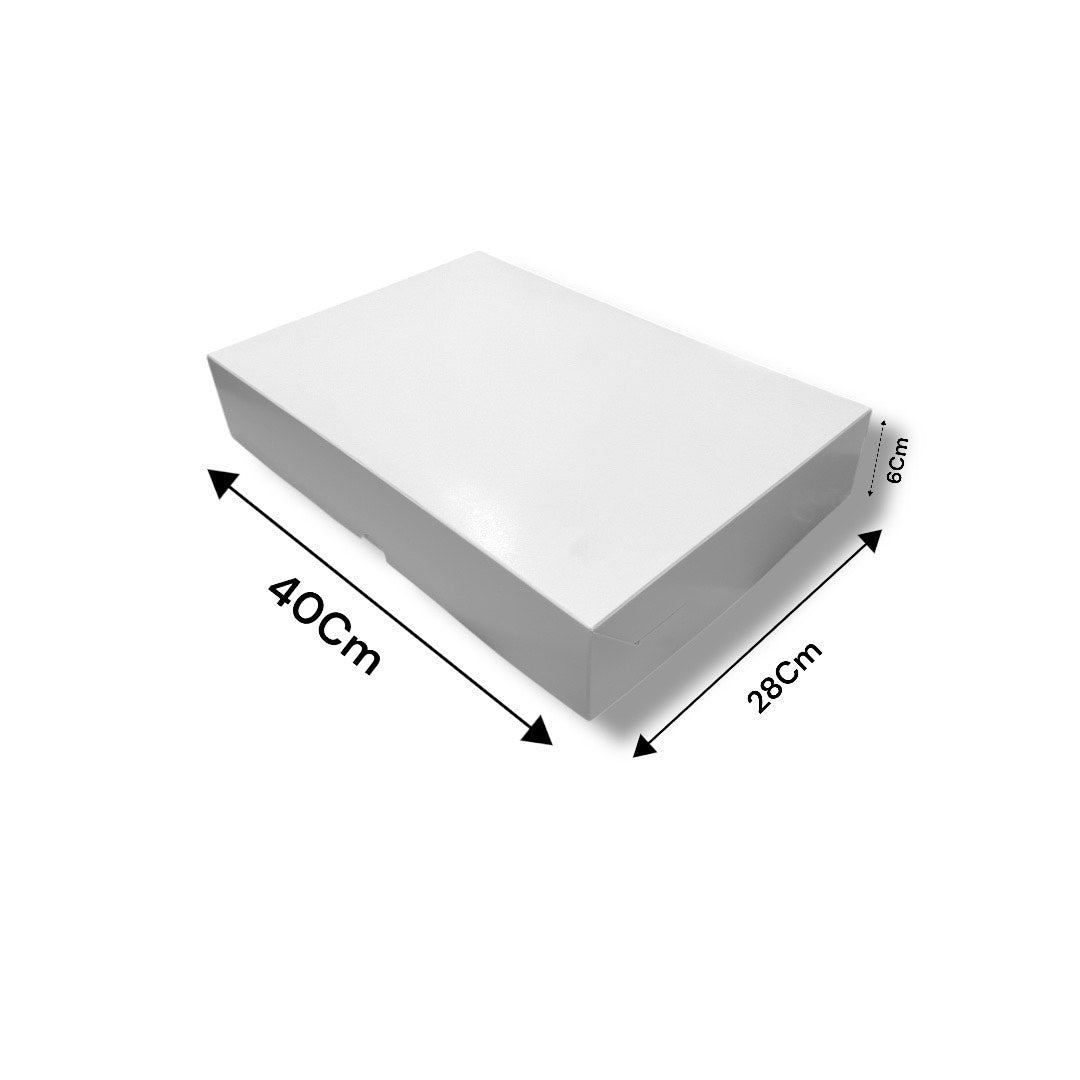 Caja para Cocteleria Canapes Dulces Picoteo 40x28x6 cm | Pack 10 | Kraftcolors