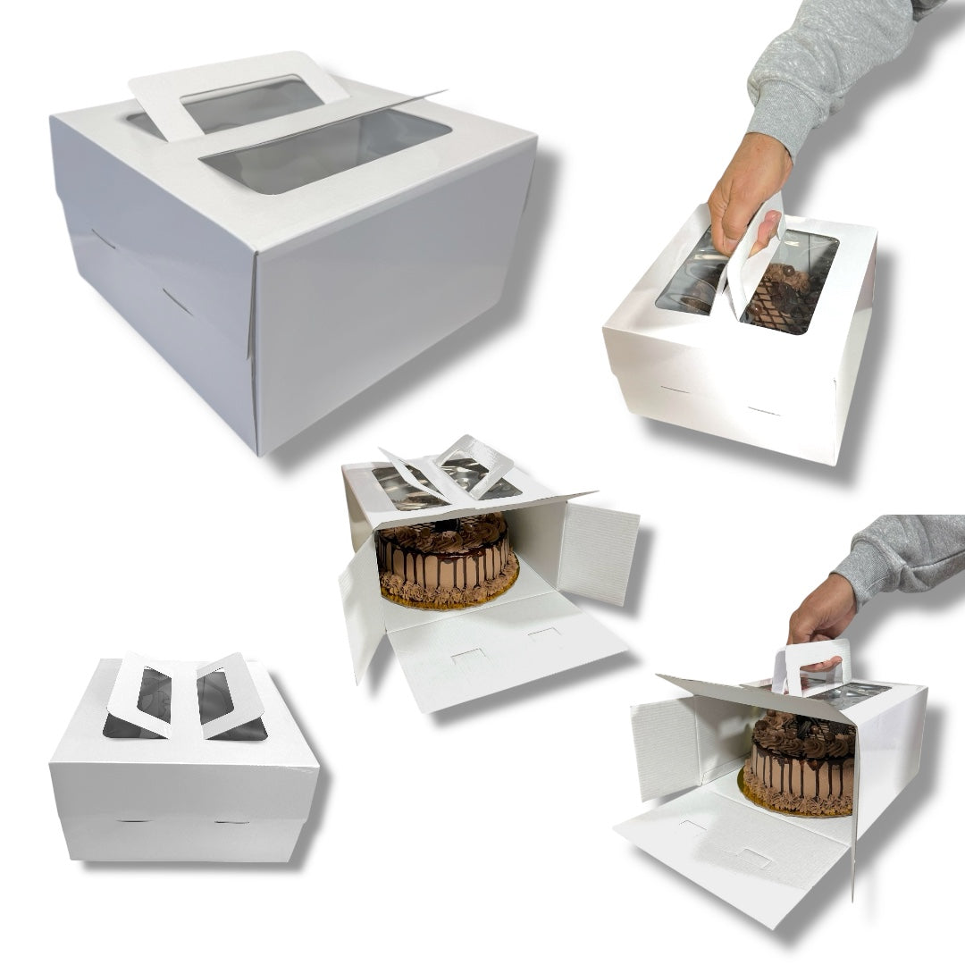 Caja para Microcorrugadas Blancas | 26x26x15 cm | Pack 05 | Kraftcolors