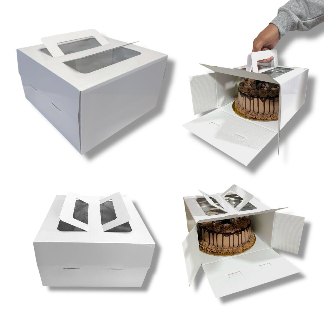 Caja para Microcorrugadas Blancas | 21x21x15 cm | Pack 05 | Kraftcolors