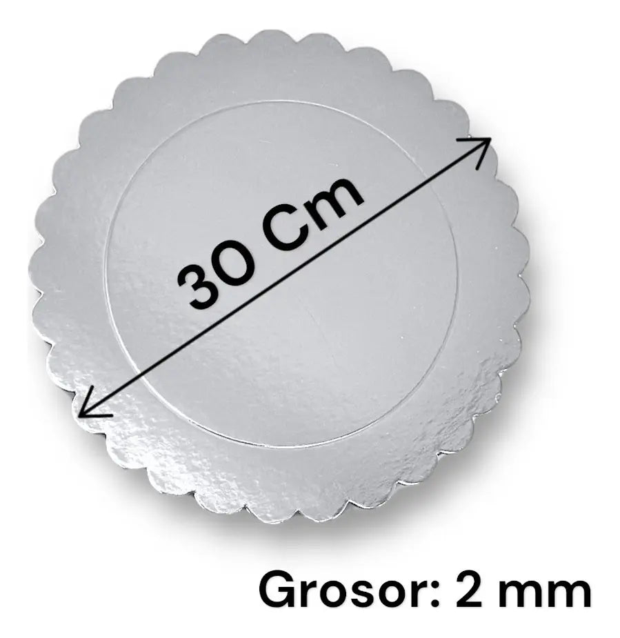 Bases De Encaje 30Cm Plateada De 2mm Grosor | Pack 12 |  Kraftcolors