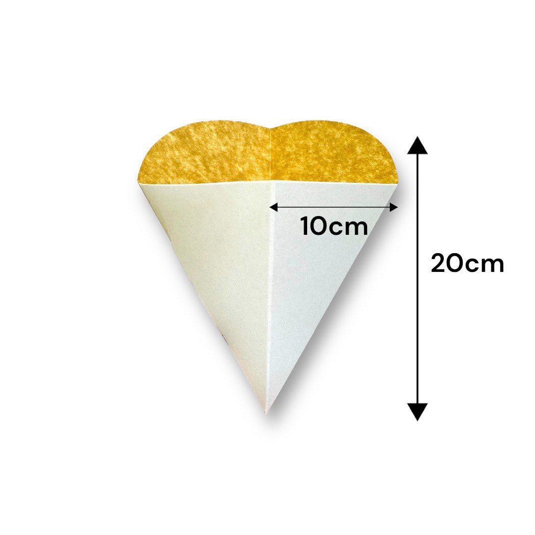 Estuche O Cono Para Papas Fritas Nuggets Churros Grande | Kraftcolors