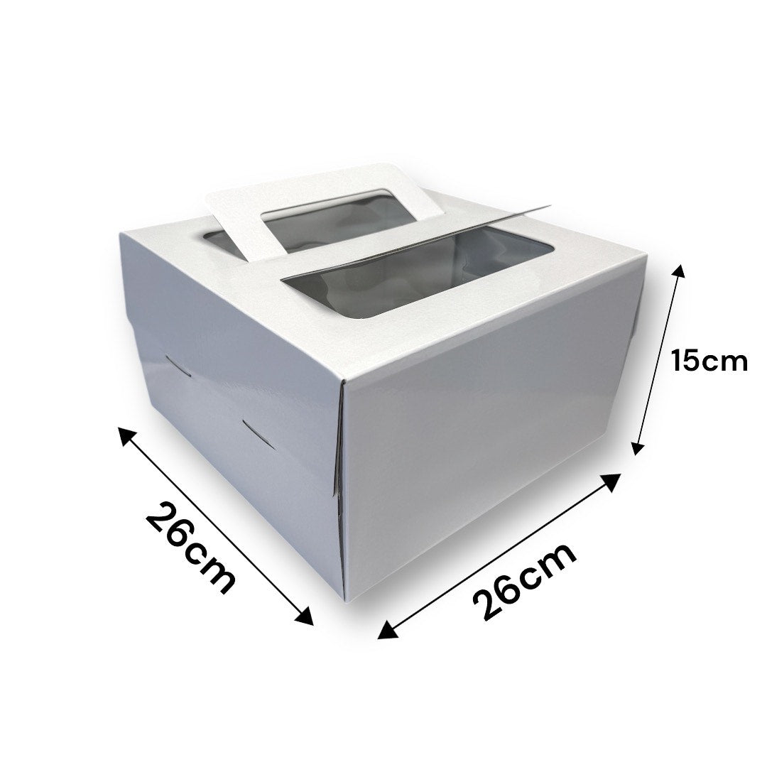 Caja para Microcorrugadas Blancas | 26x26x15 cm | Pack 05 | Kraftcolors
